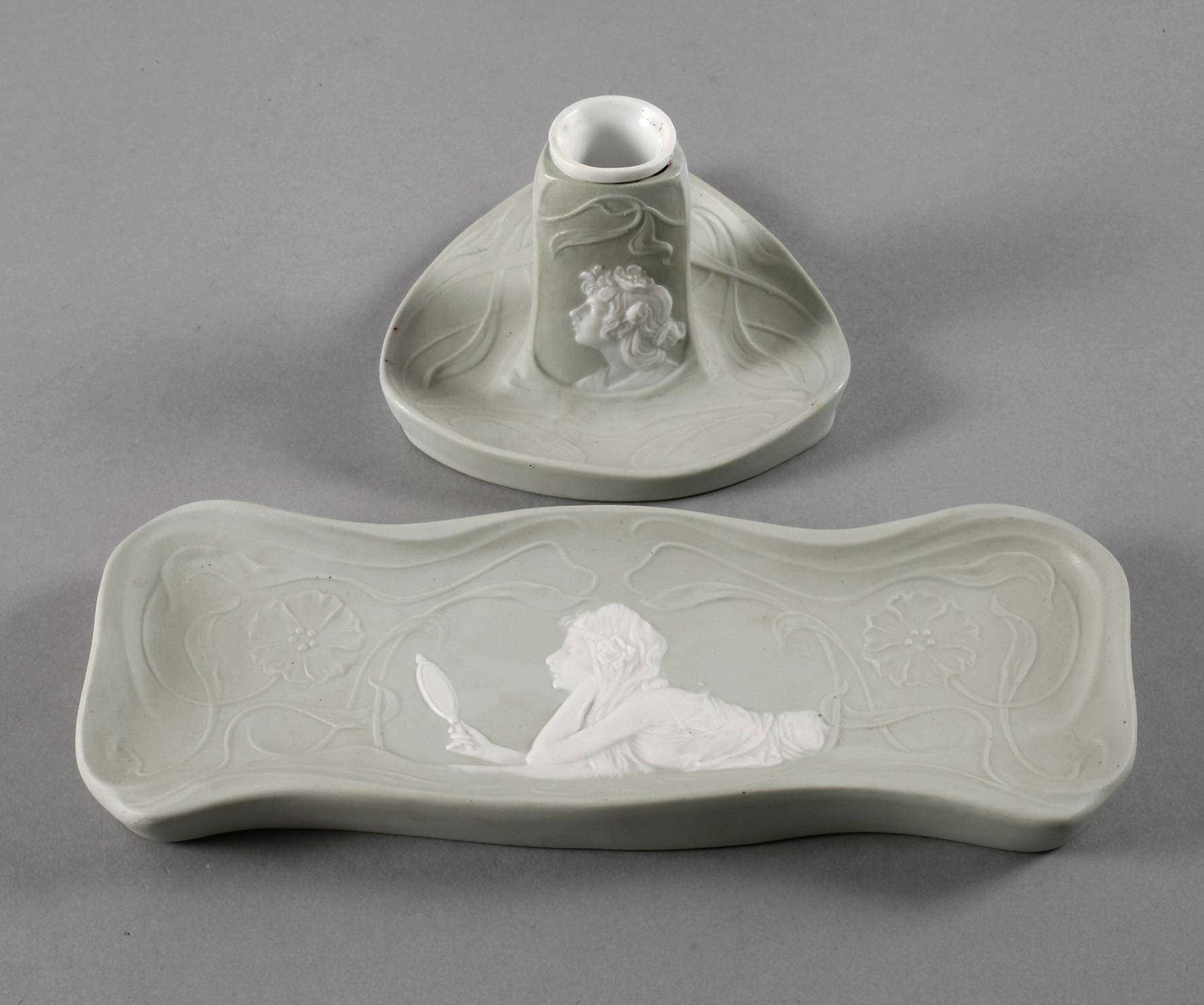 Schreibset in Wedgwoodmanier