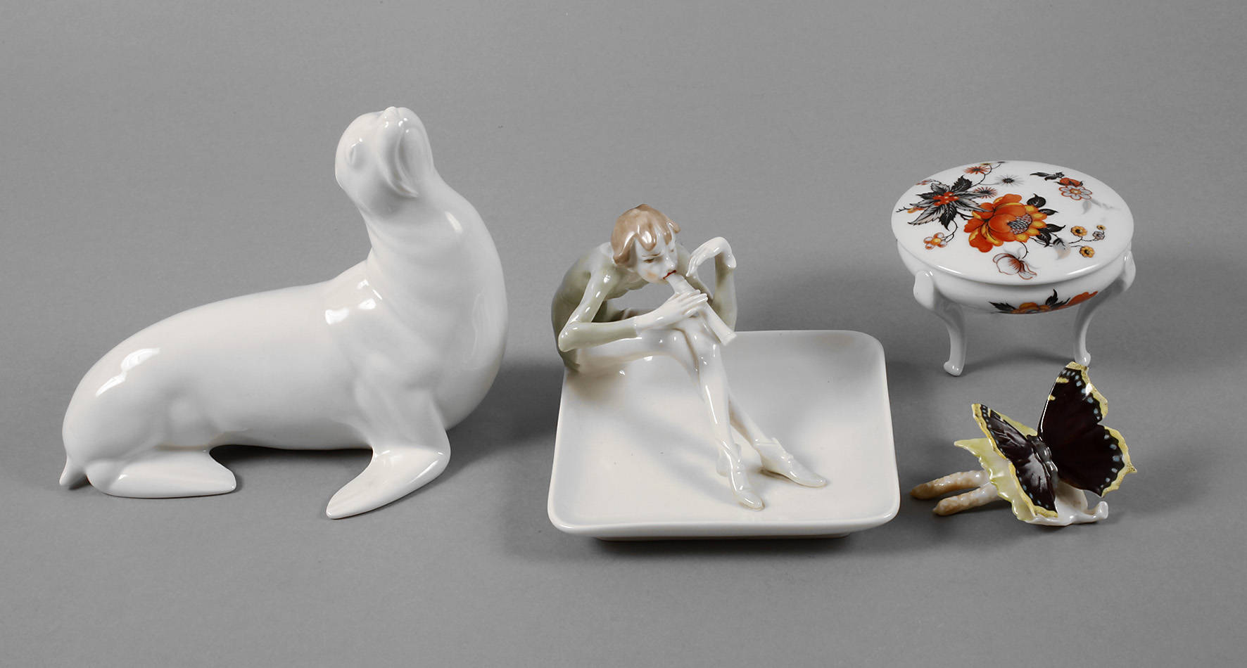 Hutschenreuther Konvolut Zierporzellan