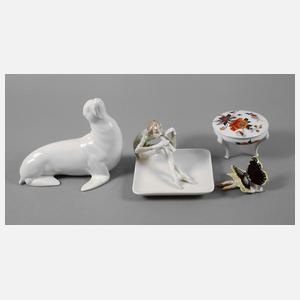 Hutschenreuther Konvolut Zierporzellan