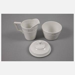 KPM Berlin Kaffeeservice ”Kurland, weiß”