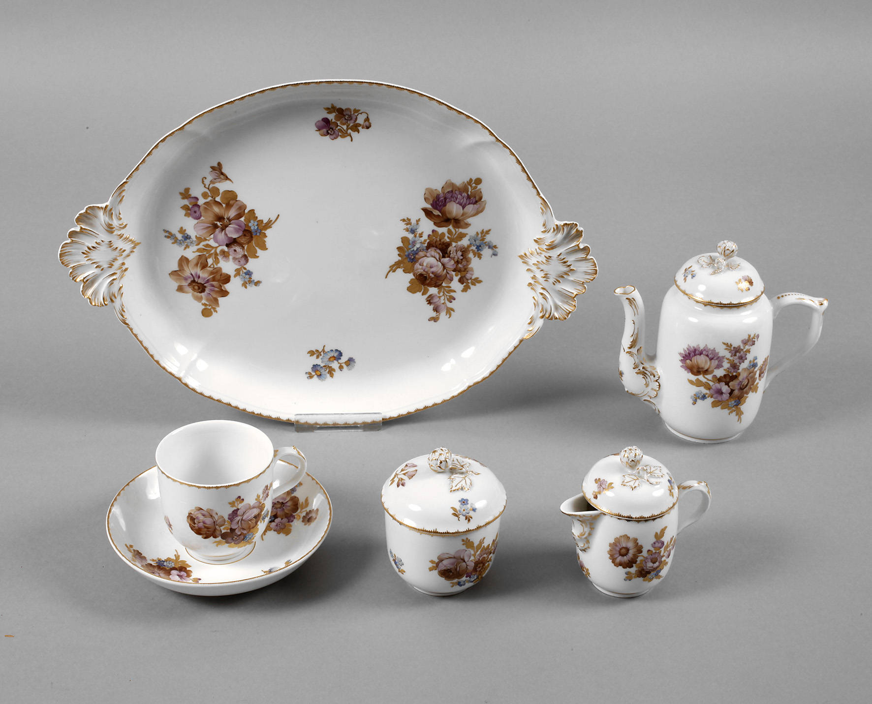 KPM Berlin Solitaire mit Tablett