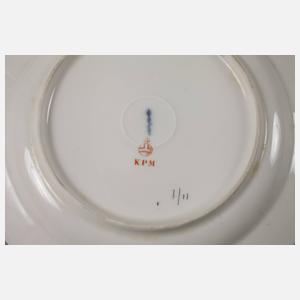 KPM Berlin zwei Terrinen und neun Teller