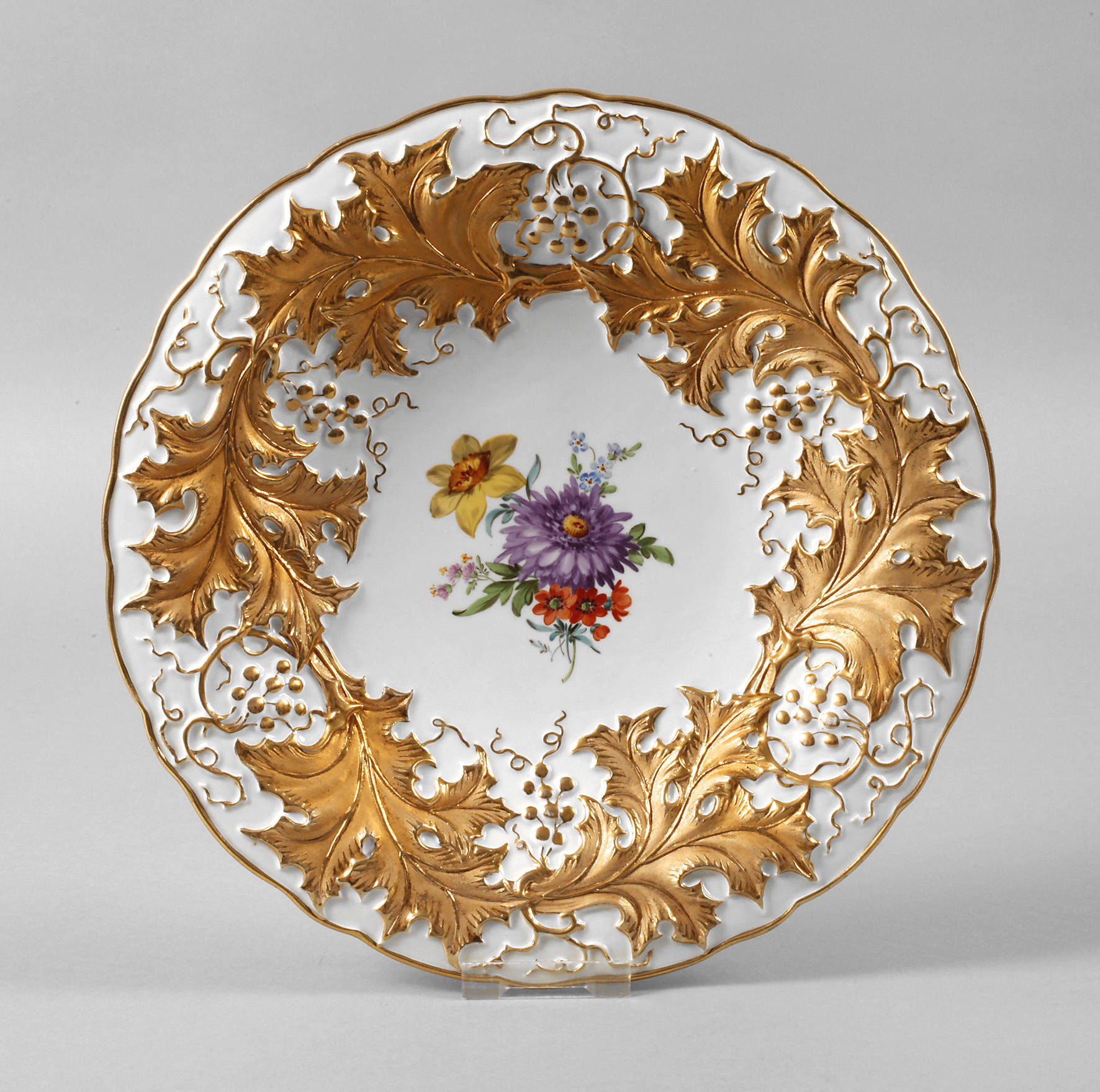 Meissen Prunkschale ”Blumenbukett”