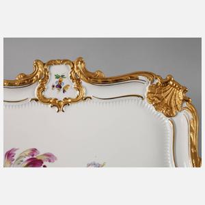 Meissen Prunktablett ”Blumenbukett”