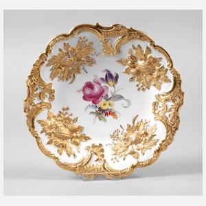 Meissen Prunkteller ”Blumenbukett”