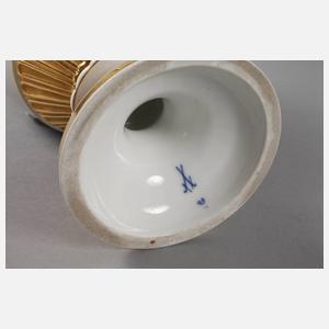 Meissen Schlangenhenkelvase ”Blumenbukett”