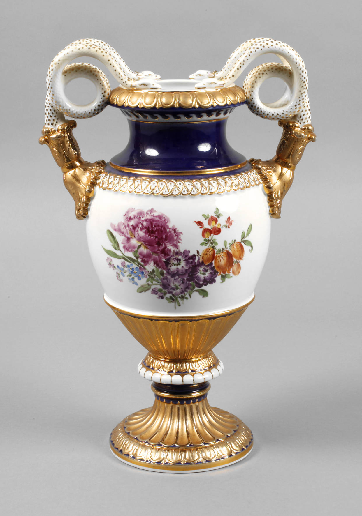 Meissen Schlangenhenkelvase