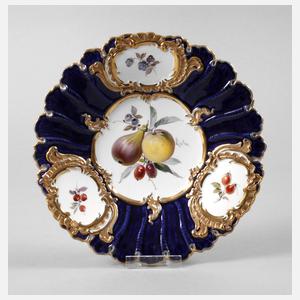 Meissen Prunkteller ”Fruchtmalerei”