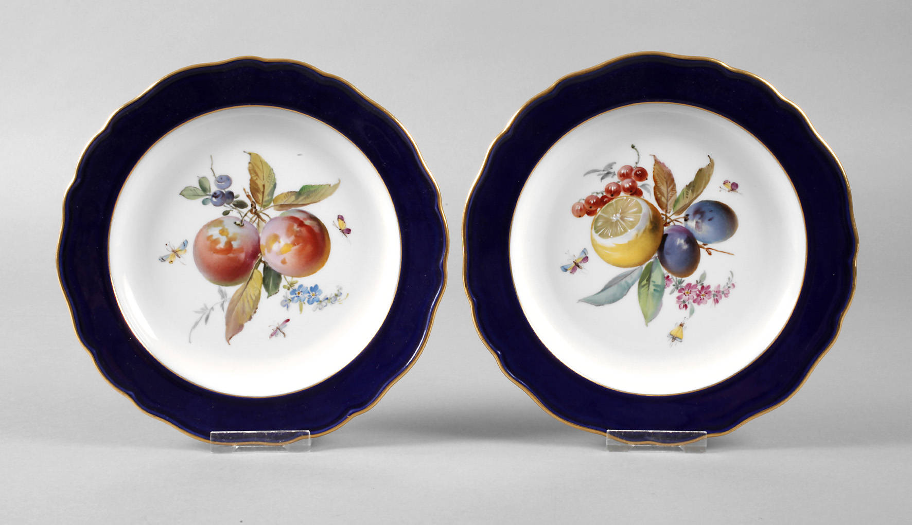 Meissen zwei Obststeller