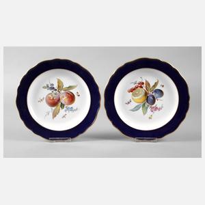 Meissen zwei Obststeller