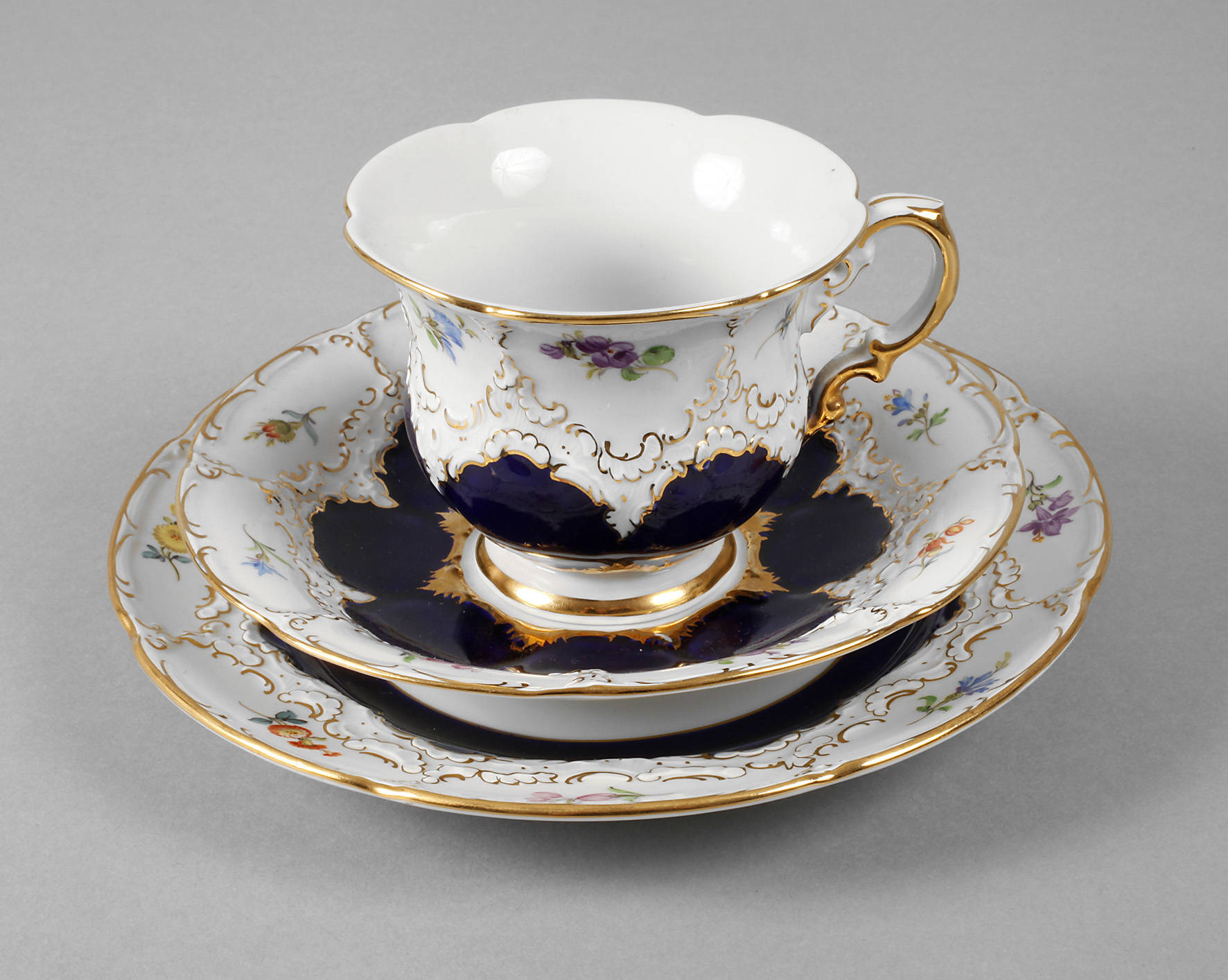 Meissen Kaffee-/Teegedeck ”B-Form”