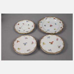 Meissen großes Kaffeeservice Streublümchendekor