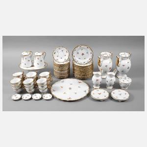 Meissen großes Kaffeeservice Streublümchendekor