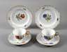 Meissen zwei Kaffeegedecke ”Blume 2”