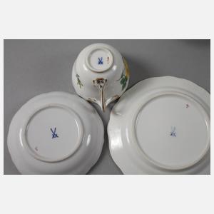 Meissen Mokkaservice ”Gelbe Rose”