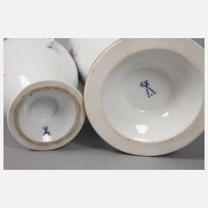 Meissen Kanne und Sahnegießer