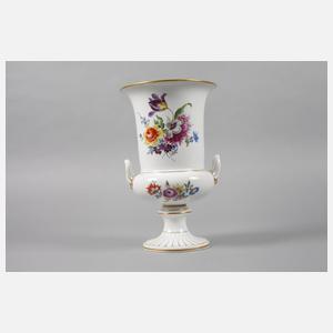 Meissen Kratervase ”Blumen und Insekten”