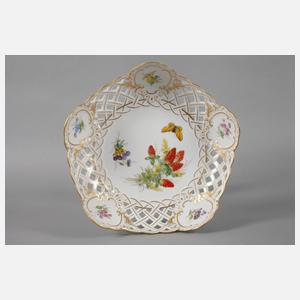 Meissen Tafelaufsatz Blumenmalerei