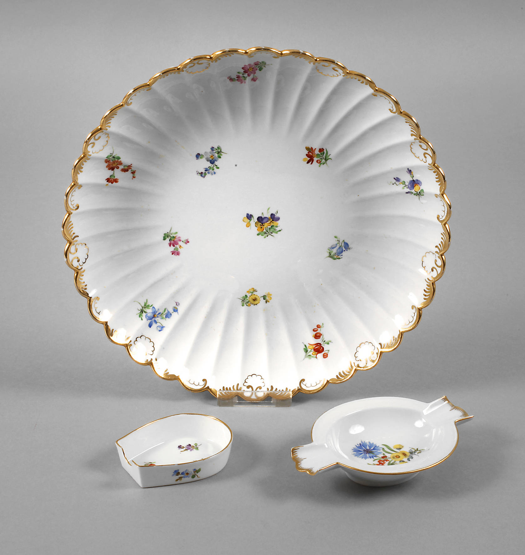 Meissen Konvolut Blumenmalerei