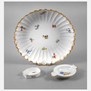 Meissen Konvolut Blumenmalerei