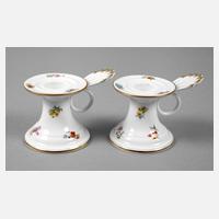 Meissen Paar Kerzenleuchter Streublümchendekor111