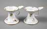 Meissen Paar Kerzenleuchter Streublümchendekor
