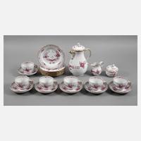 Meissen Kaffeeservice ”Indische Malerei, purpur”111