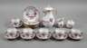 Meissen Kaffeeservice ”Indische Malerei, purpur”