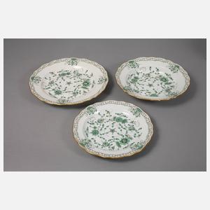 Meissen Speiseservice ”Indische Malerei, grün”