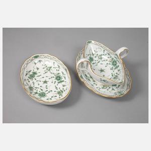 Meissen Speiseservice ”Indische Malerei, grün”