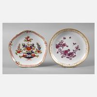Meissen zwei Wandteller Kakiemondekor111