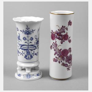Meissen zwei kleine Vasen