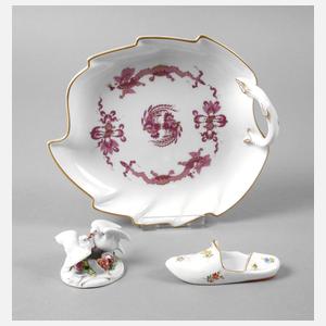 Meissen Konvolut Zierporzellane