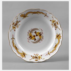 Meissen Platte ”Reicher Drache, gelb”