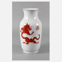 Meissen Vase ”Mingdrache, rot”111