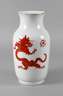 Meissen Vase ”Mingdrache, rot”