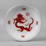Meissen Wandteller ”Mingdrache, rot”