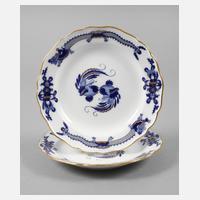 Meissen zwei Kuchenteller ”Reicher Drache”111