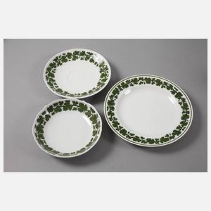 Meissen Kaffee-/Teeservice Weinlaubdekor