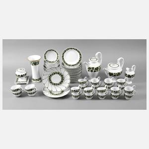 Meissen Kaffee-/Teeservice Weinlaubdekor