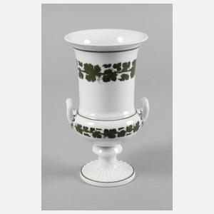 Meissen Kratervase Weinlaubdekor