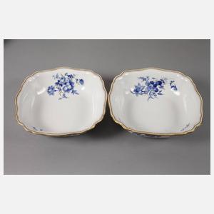 Meissen Speiseservice ”Blaue Blume mit Goldgräsern”