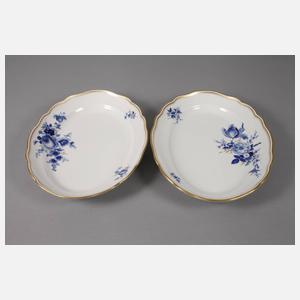 Meissen Speiseservice ”Blaue Blume mit Goldgräsern”