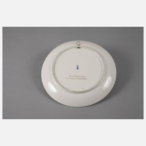 Meissen Ansichtenteller LPG-Hochschule Meissen