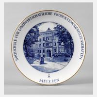 Meissen Ansichtenteller LPG-Hochschule Meissen111