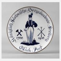 Meissen Jubiläumsteller Bergakademie 1916111