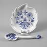 Meissen Löffel und Blattschale ”Zwiebelmuster”