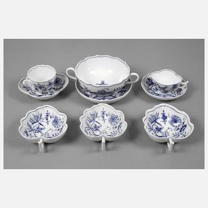Meissen Konvolut ”Zwiebelmuster”