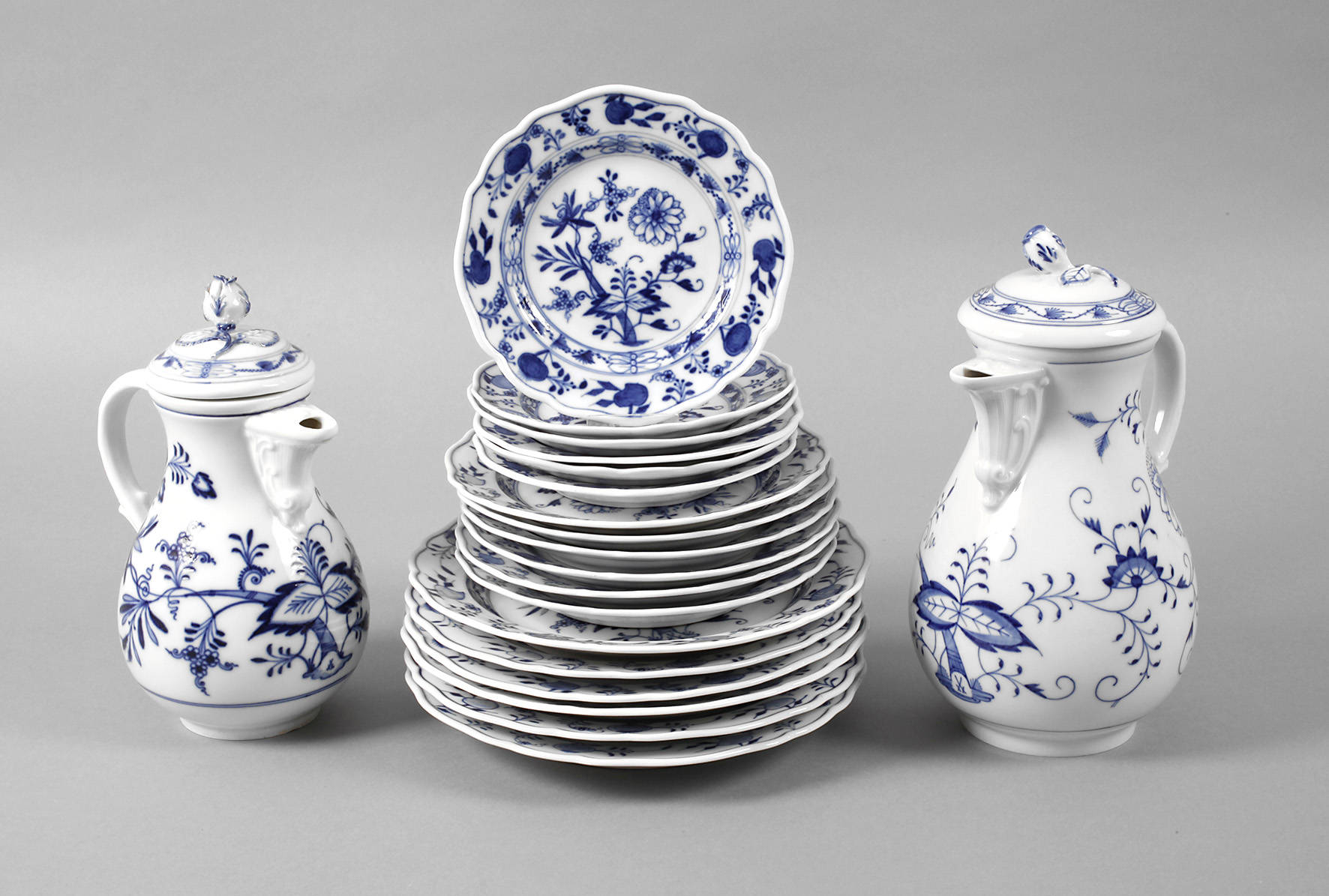 Meissen Restservice ”Zwiebelmuster”