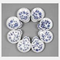 Meissen/Meissen Teichert acht Muschelschalen111